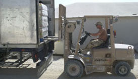 Man Using Forklift 